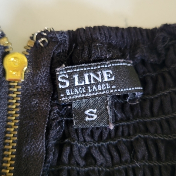 S Line Black Label Strapless Peplum Top - Picture 4 of 5